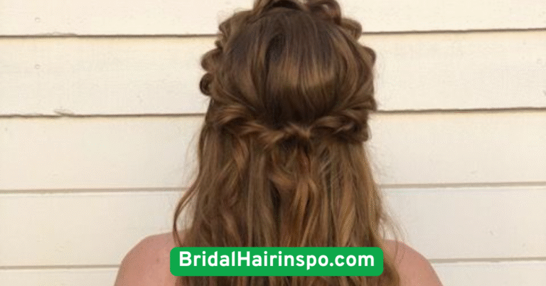 Boho Braided Crown with Loose Waves