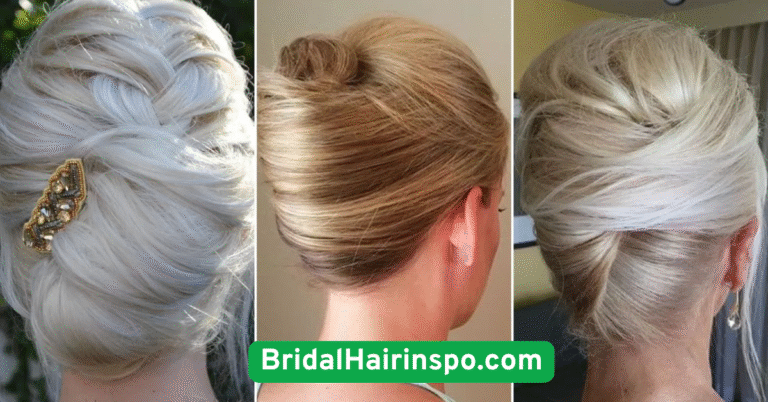Soft Low Chignon with Twisted Details