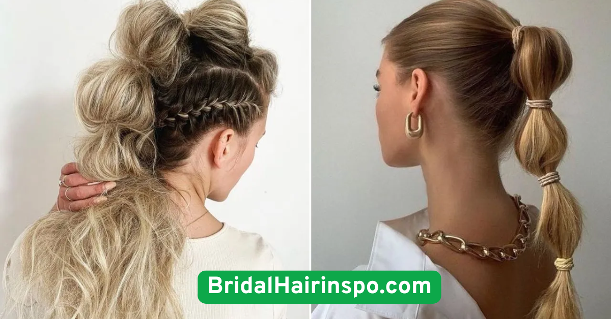 Boho Bubble Braid with Soft Face-Framing Strands