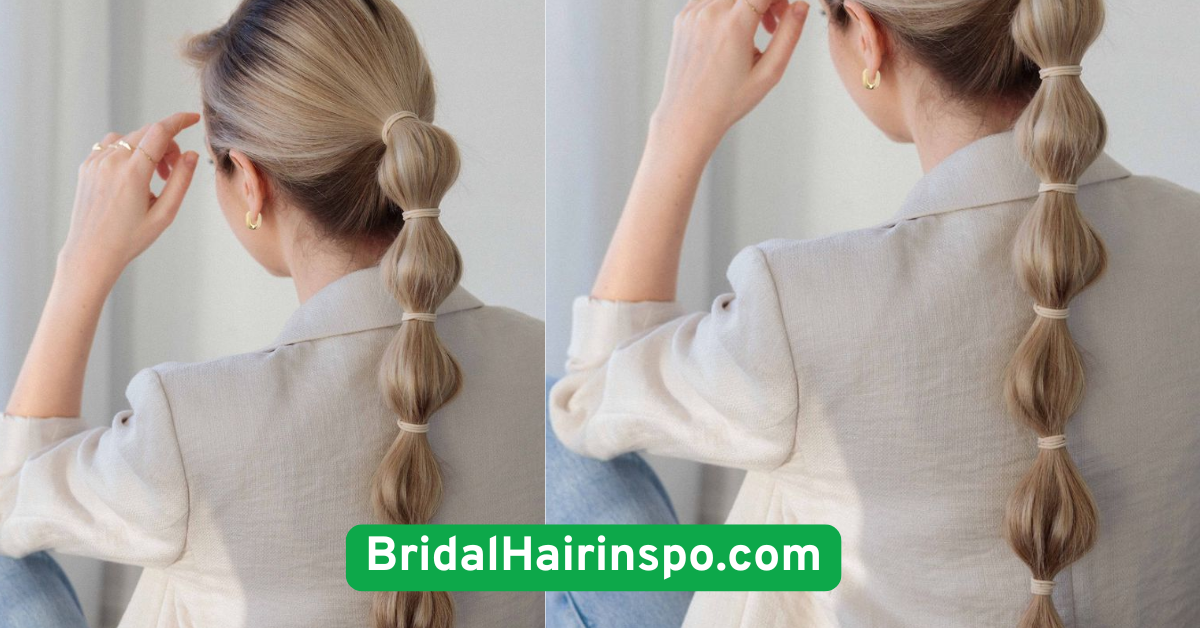  Bubble Ponytail with Accessories