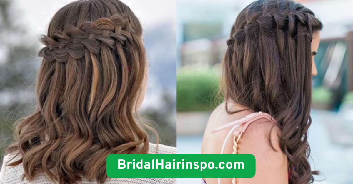  Waterfall Braid with Loose Waves