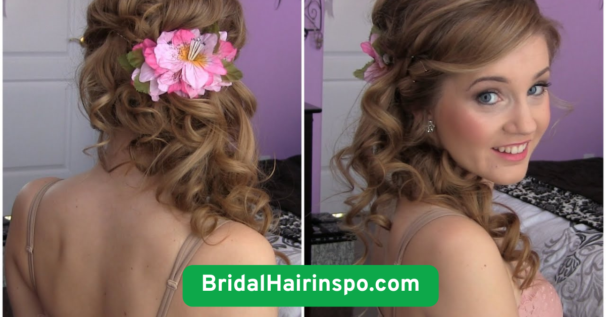 Side-Swept Curls with Jeweled Clip