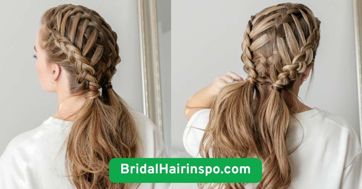 Double Dutch Braids into a Bun