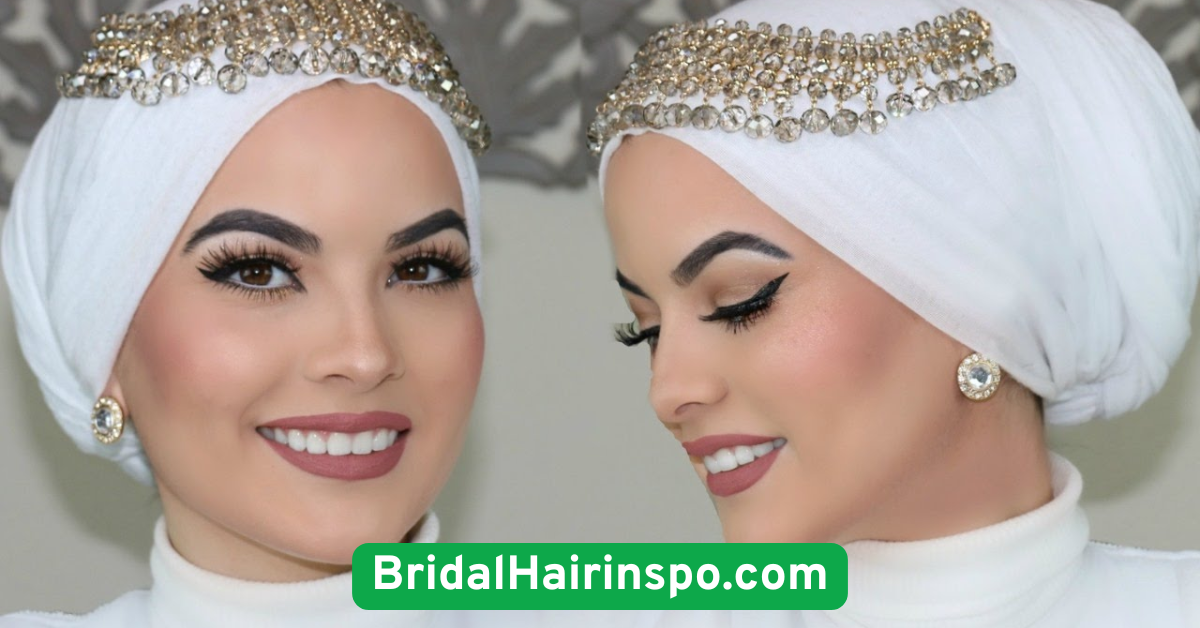 15. Elegant Headscarf or Bridal Turban Look