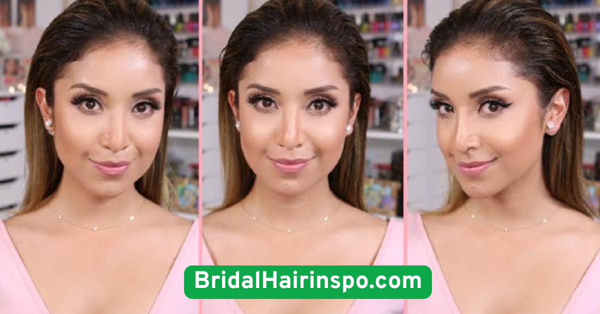 Wet Look Slick-Back with Bold Makeup