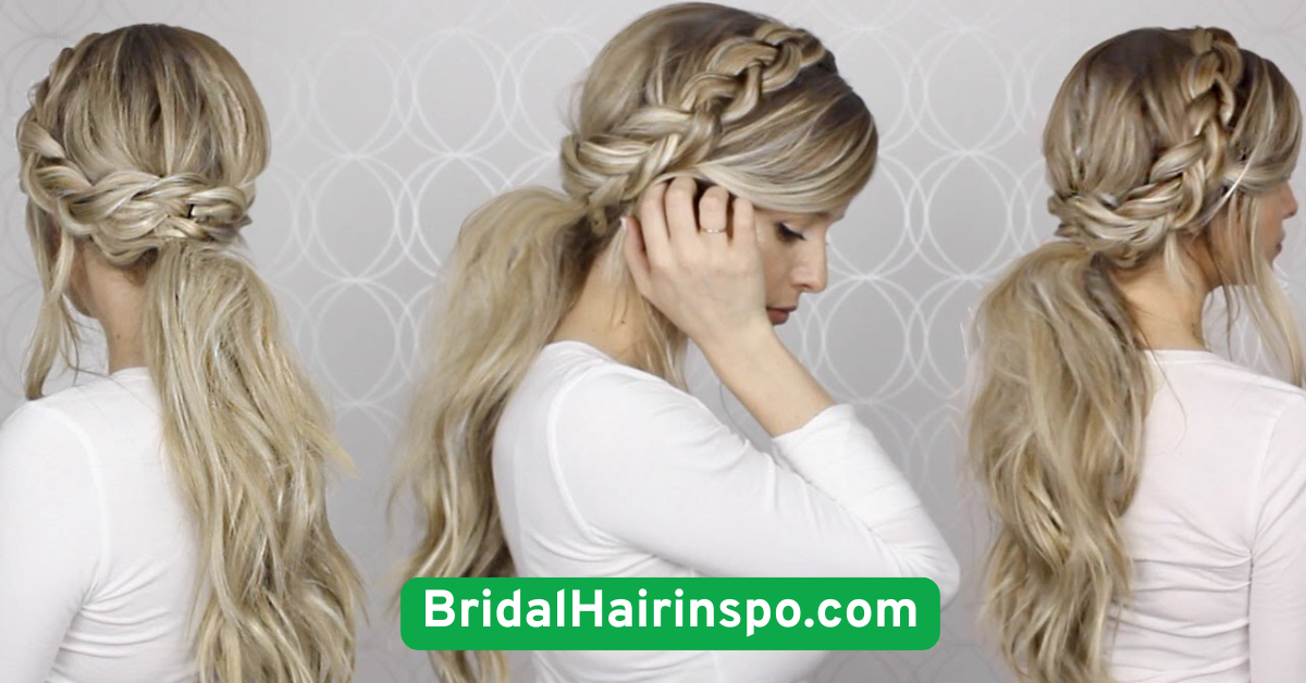  Braided Low Ponytail
