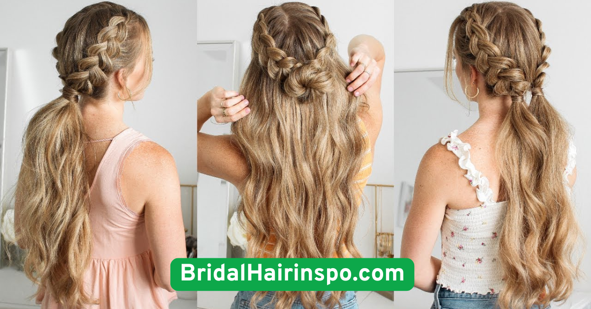 Tucked-In Braid for Medium-Length Hair