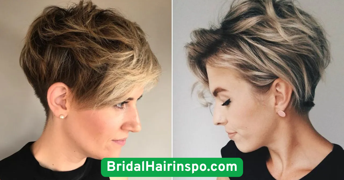  Textured Pixie with Hair Jewelry 