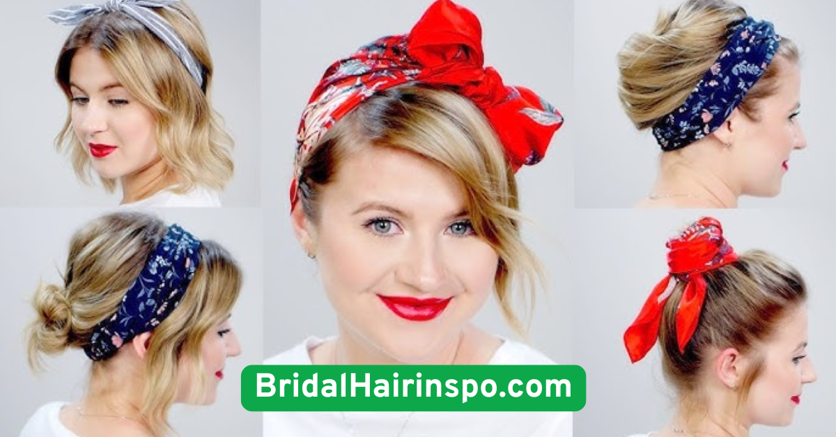 Scarf-Wrapped Updo