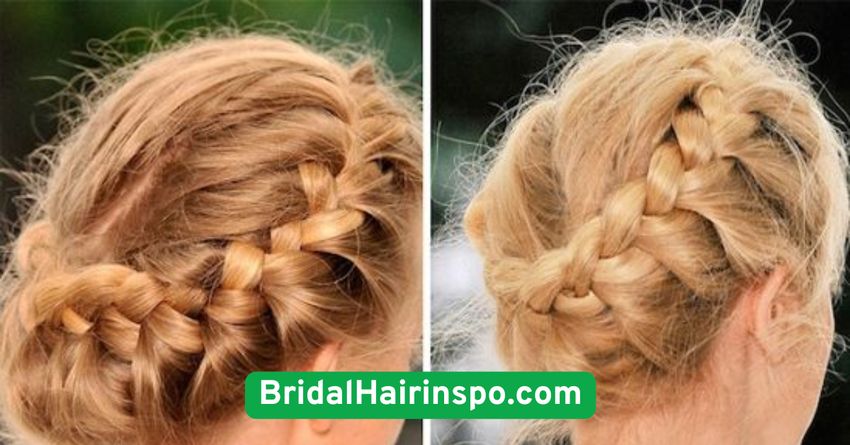  Elegant Braided Crown Updo