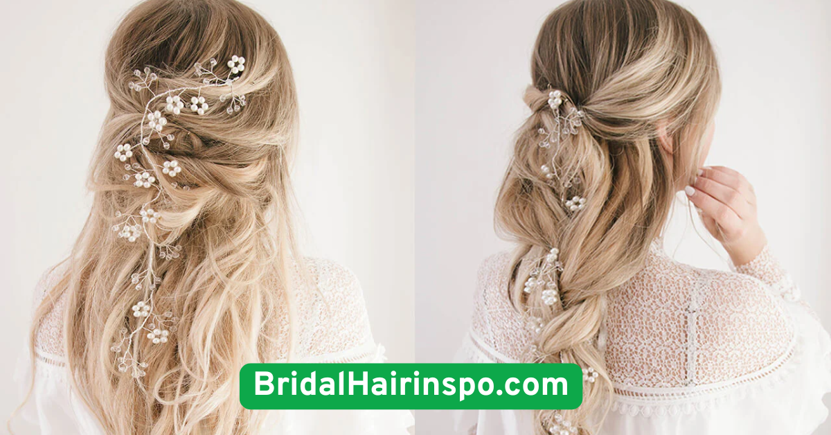 Romantic Loose Curls with Hair Accessories