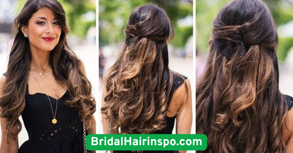 Half-Up French Twist on a Short Lob
