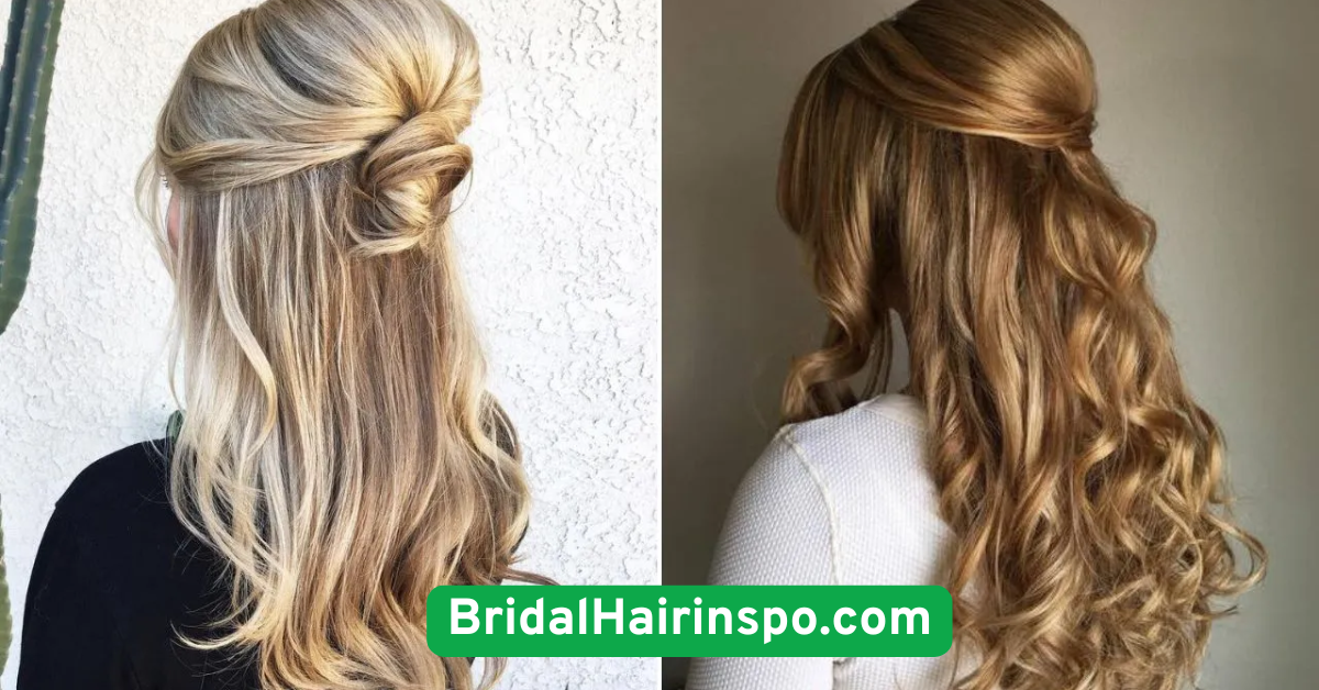 Fishtail Braid Half-Up Style with Lace Ribbon