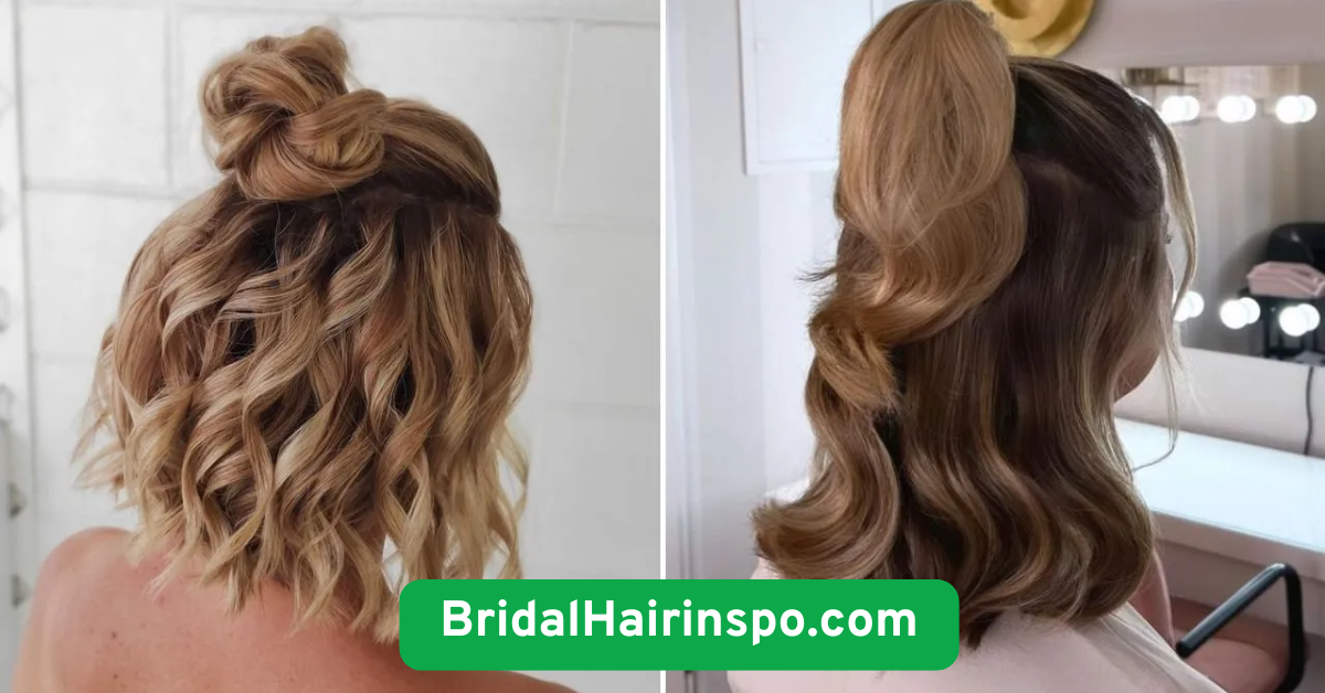 Half-Up Twists with Soft Curls