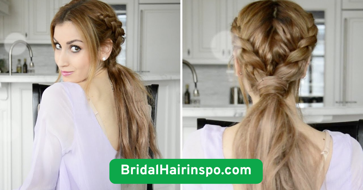 Boho Ponytail with Braided Accents