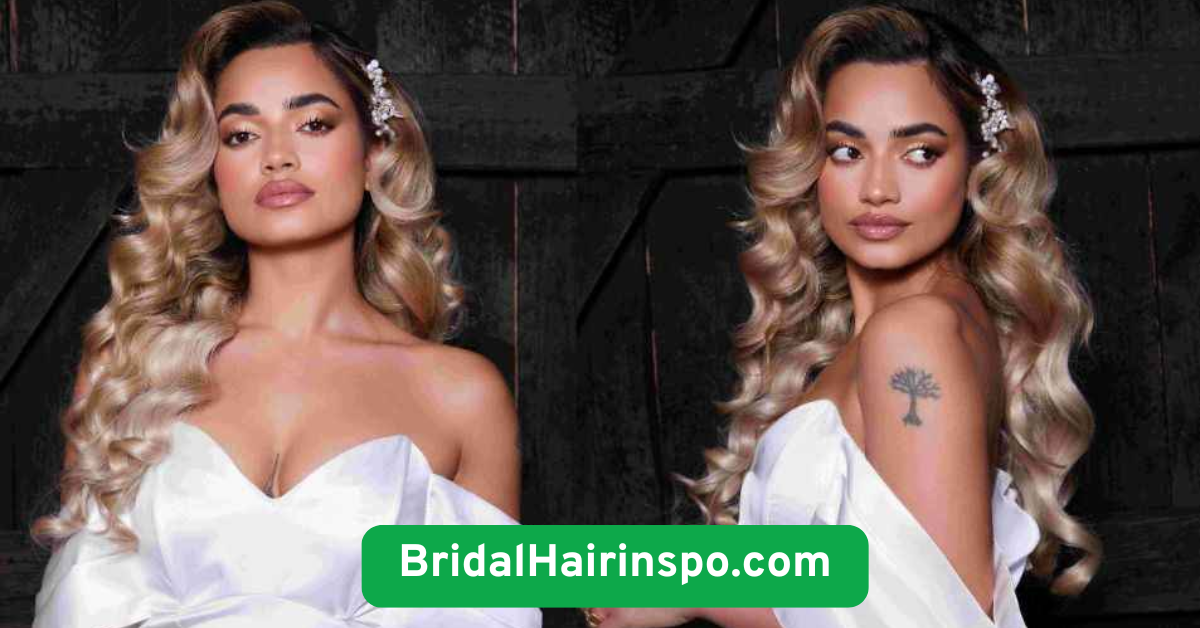 Glam Hollywood Waves with a Sparkly Clip
