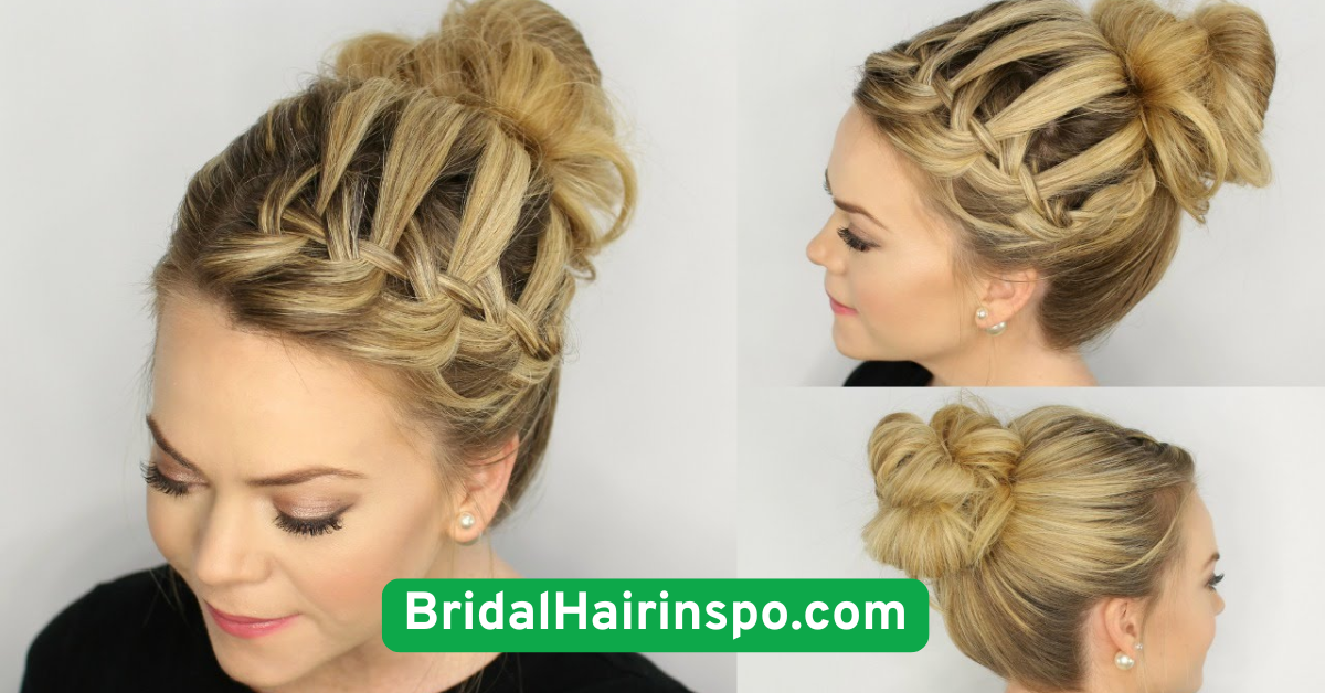 Messy Bun with Braided Details