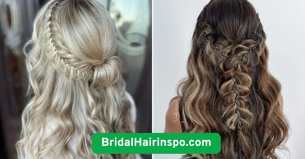 Braided Halo with Curls