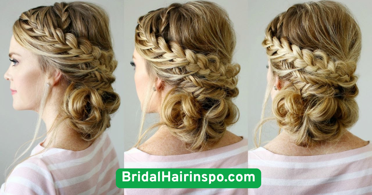 Messy Updo with Braided Detail