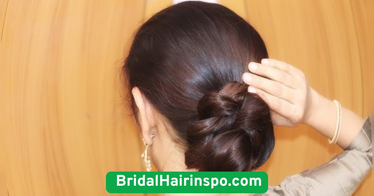 Elegant Low Bun with Twists