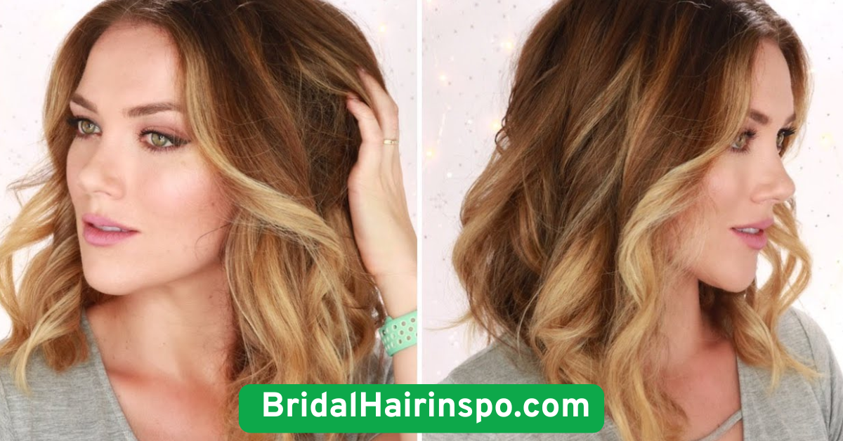 . Loose Boho Waves with a Center Part