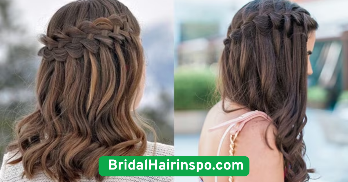 Waterfall Braid with Loose Waves