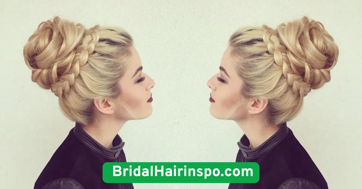 High Bun with Braided Detail