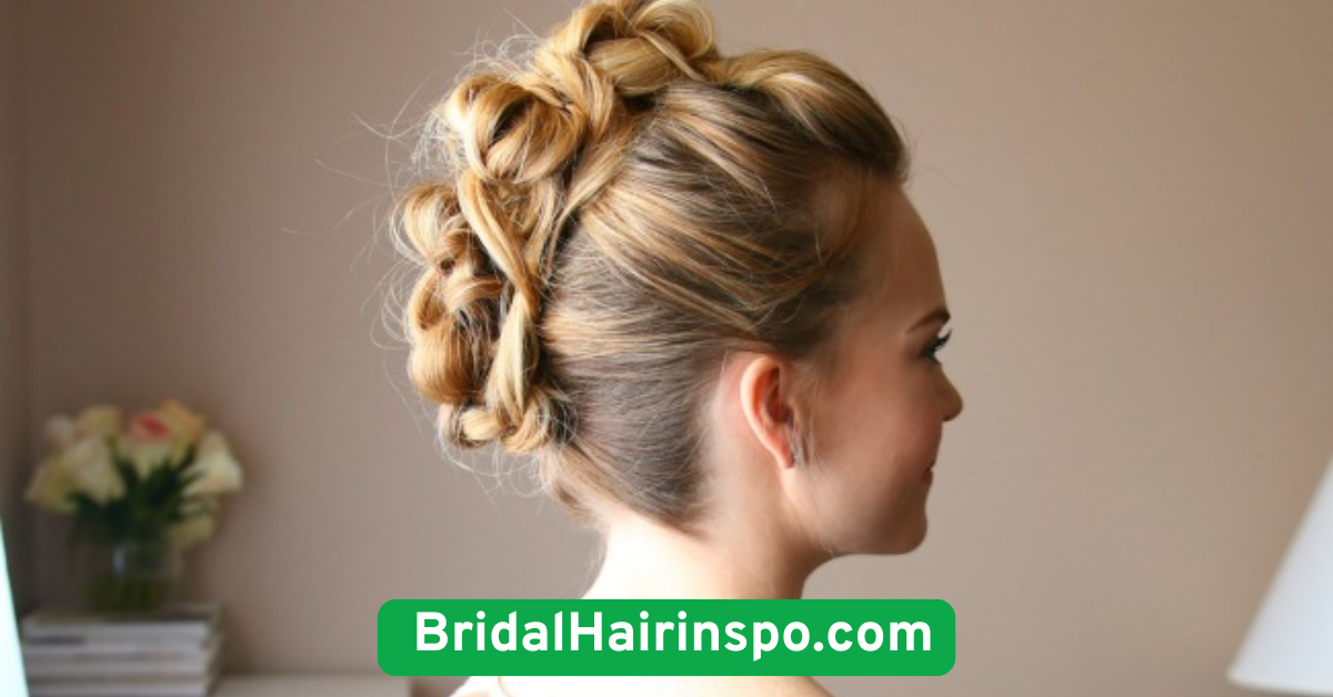 Faux Hawk Braided Updo