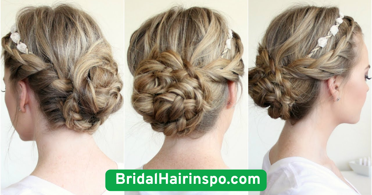 Floral-Inspired Braided Bun