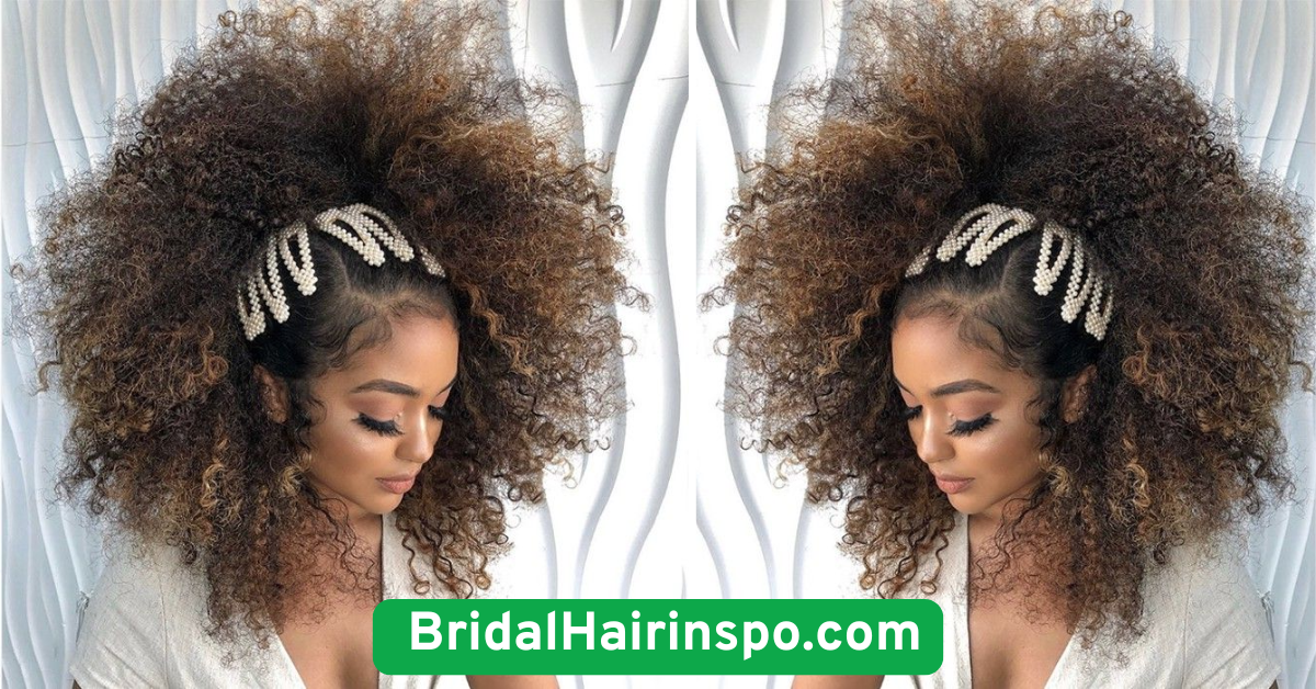 Curly Afro with Accessories