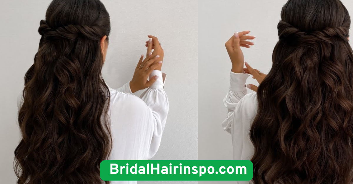 Voluminous Half-Up, Half-Down Waves