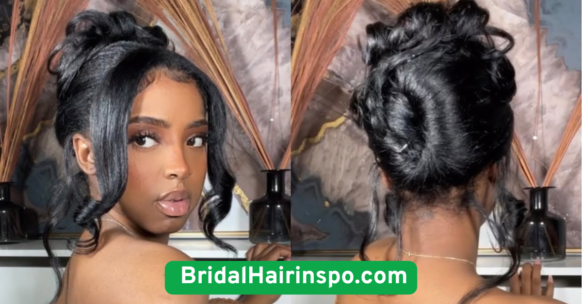 Updo with Bangs