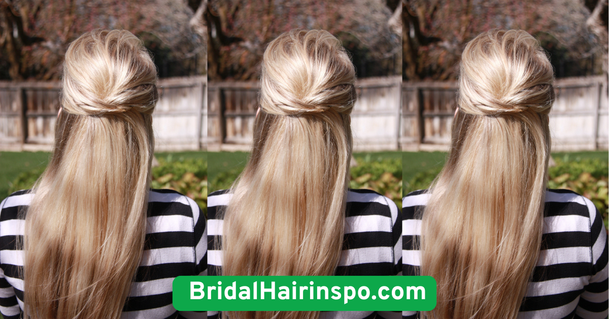 Half-Up Twisted Hairstyle