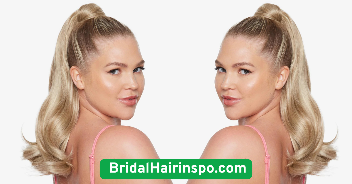 Sleek High Ponytail with Wrap