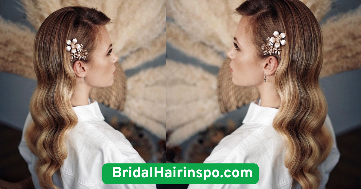 Tousled Waves with a Pearl Clip