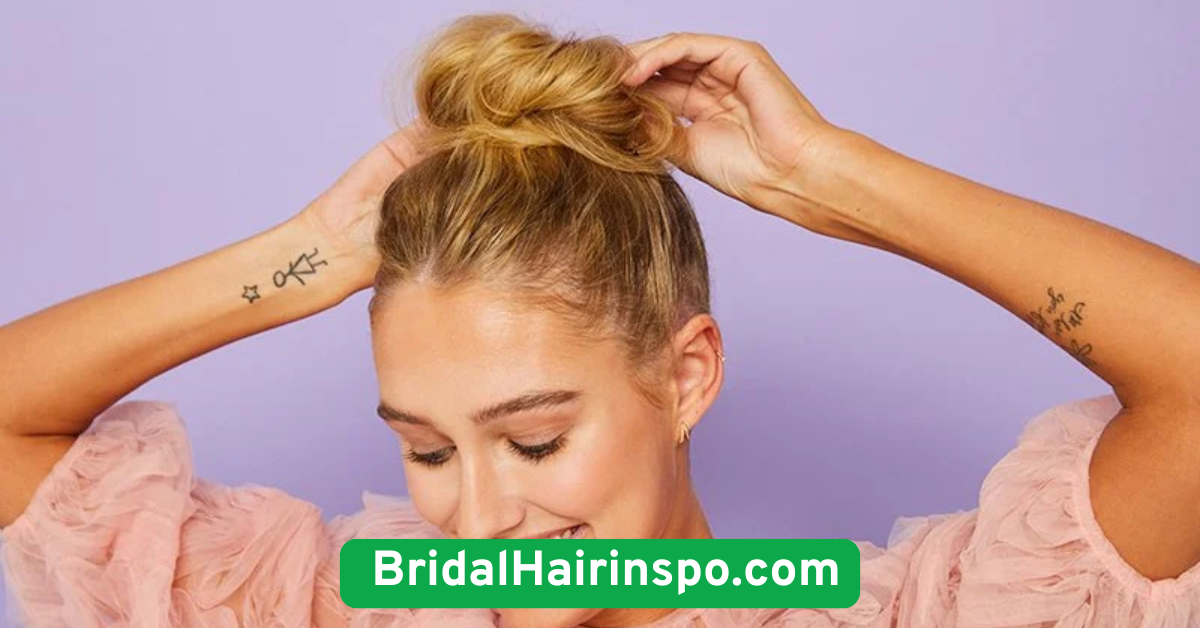 Messy Bun with Tendrils