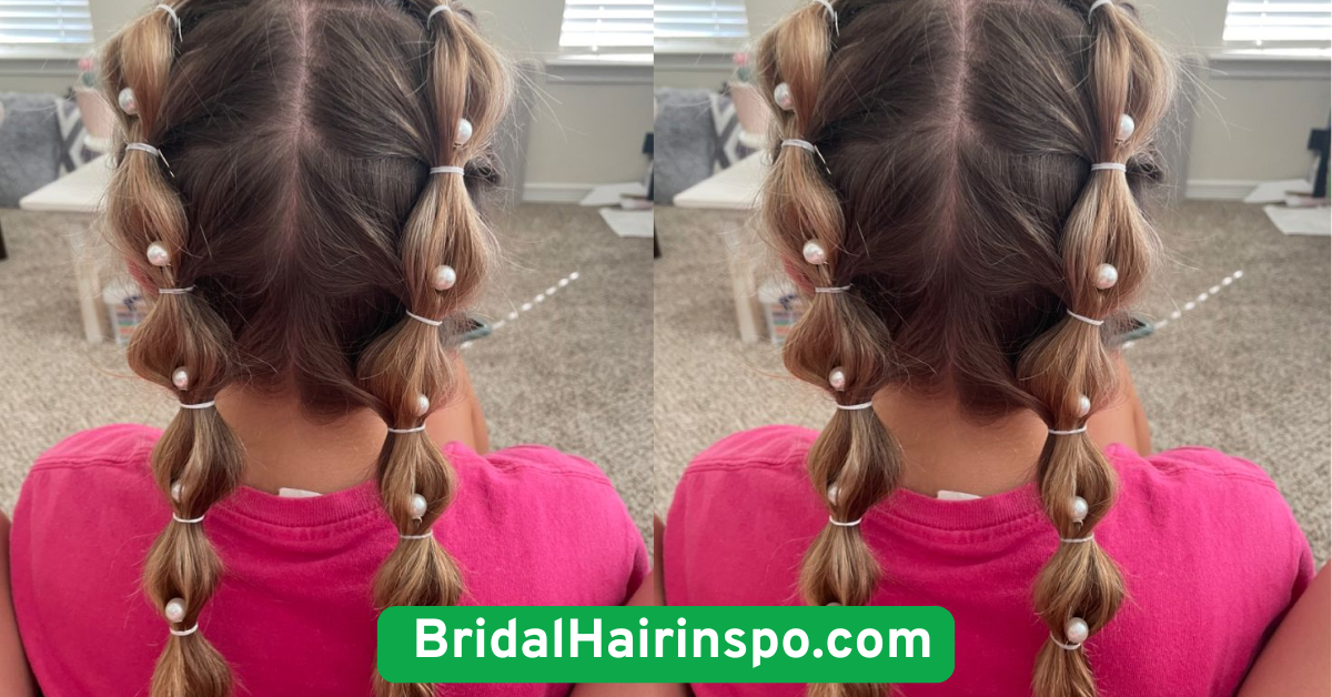 _9. Bubble Braids with Ribbon or Beads
